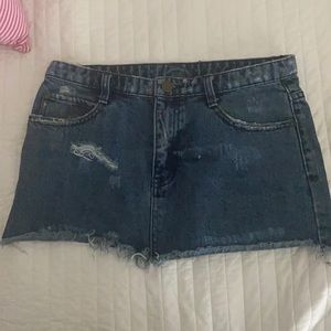 Free People Super Mini Skirt
